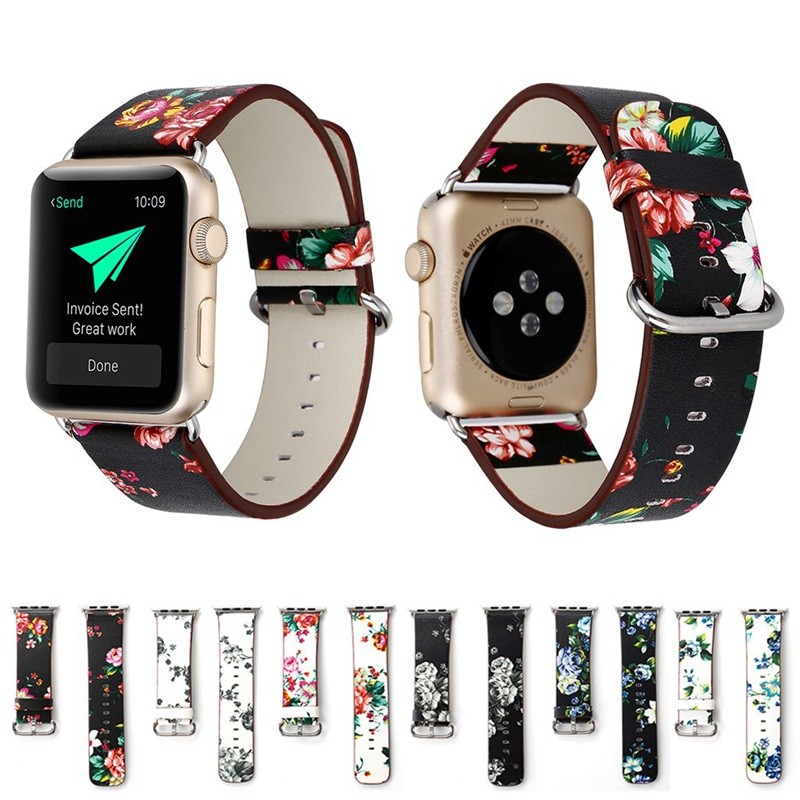 apple watch floral band